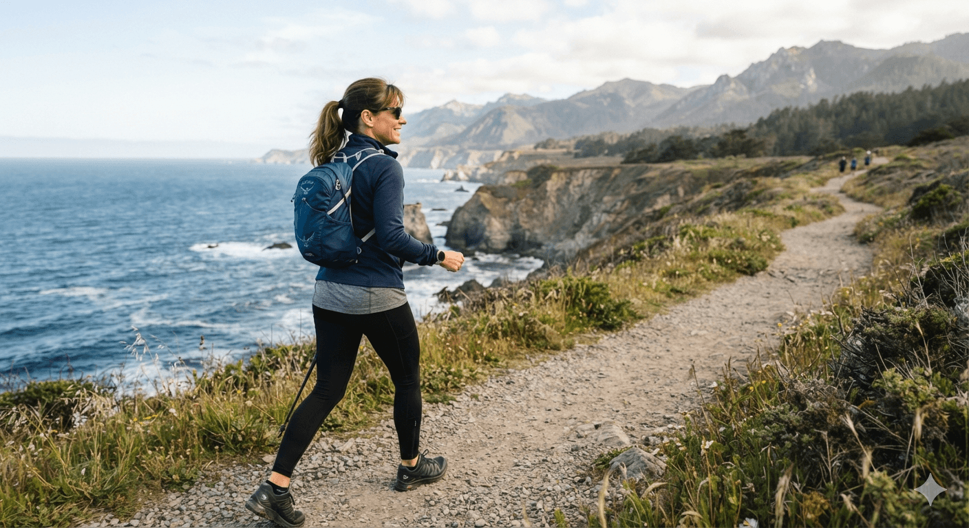 An active lifestyle outdoors